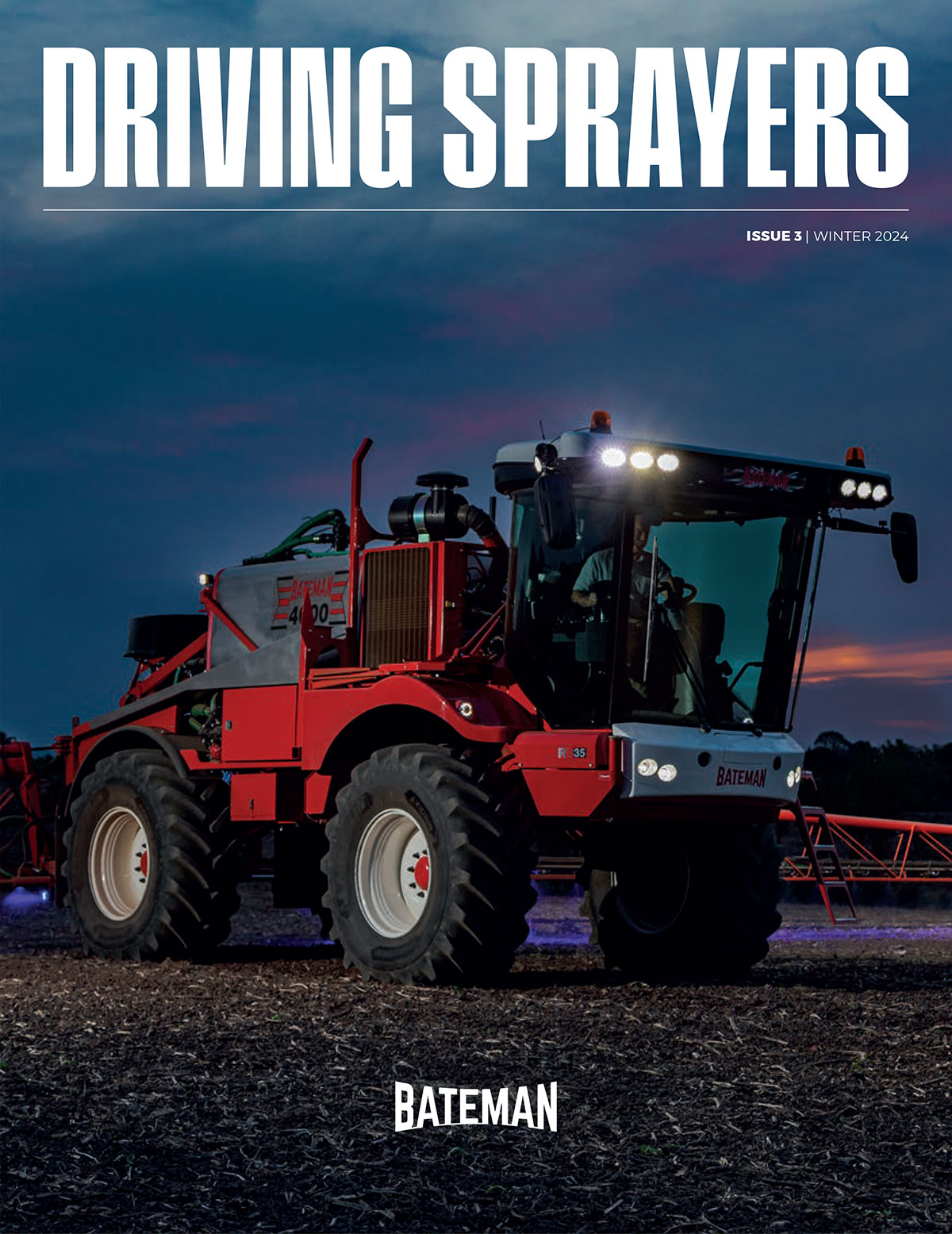 driving sprayers magazine cover for issue 3