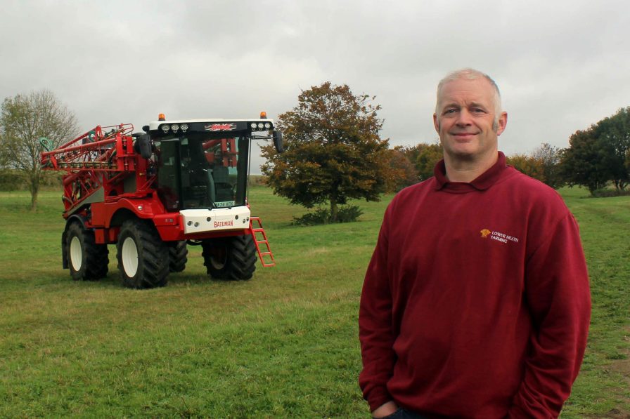 jonathan-crosse-with-his-bateman-rb35-crop-sprayer Jonathan Crosse with his RB35 crop sprayer
