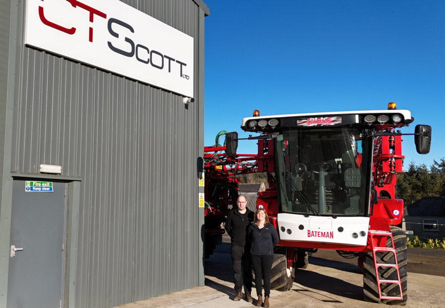 Approved Bateman partner CT Scott Ltd with an RB35 crop sprayer Approved Bateman partner CT Scott Ltd with an RB35 crop sprayer