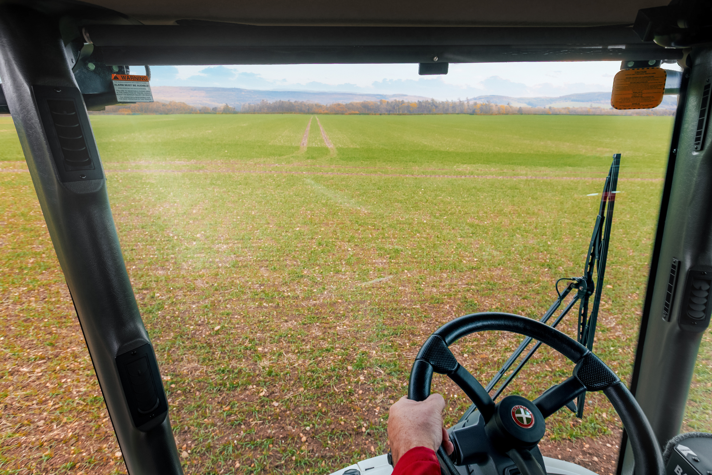 Bateman sprayers cab interior