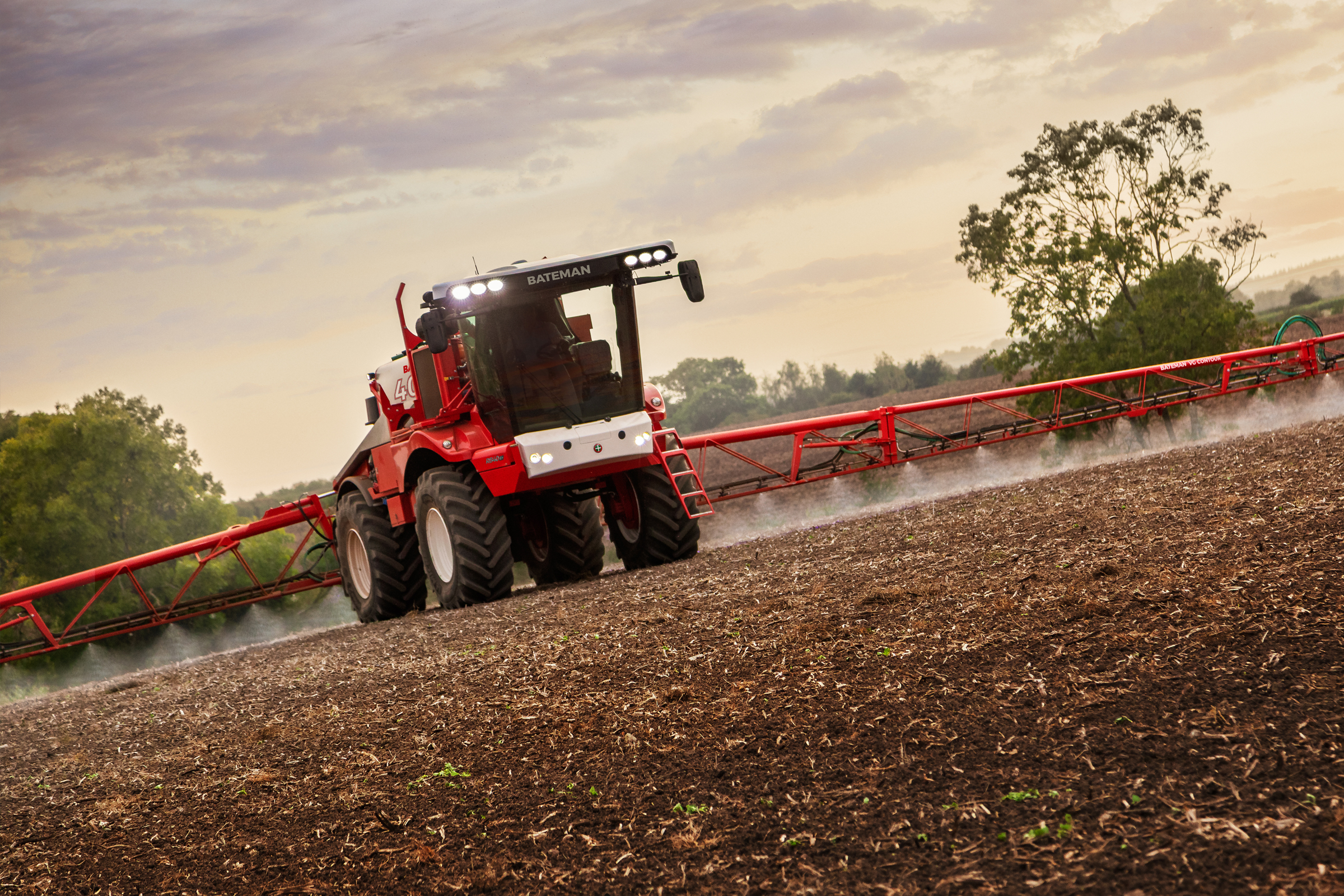 Bateman Sprayer using pulse width modulation in the field