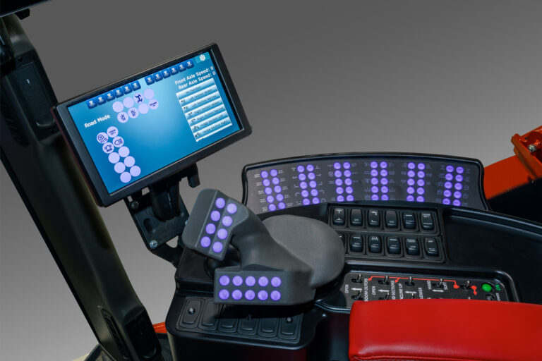 New joystick design in the Bateman cab