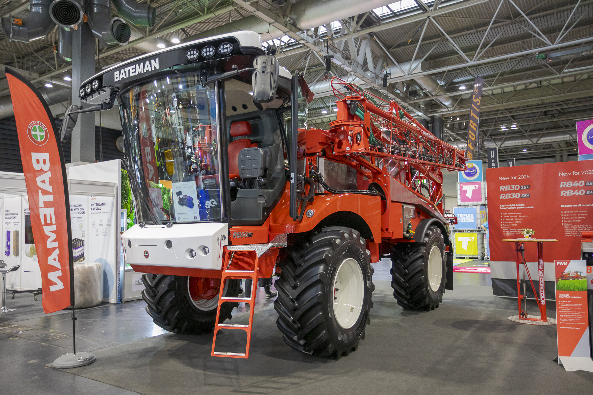 Bateman RB50 crop sprayer at LAMMA 2026