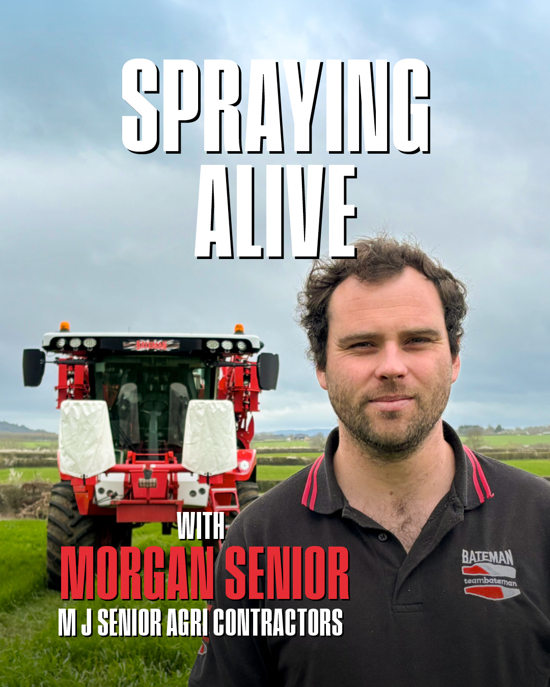 Morgan Senior Spraying Alive