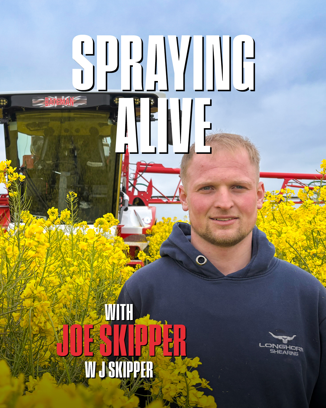 joe-skipper-spraying-alive Joe Skipper with his Bateman sprayer