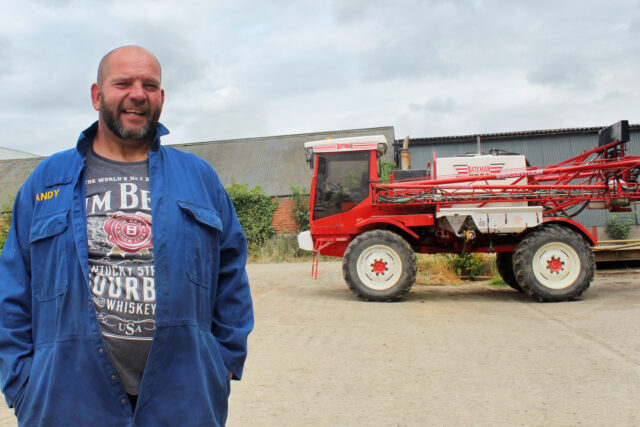 Andy Parry with his Bateman RB25